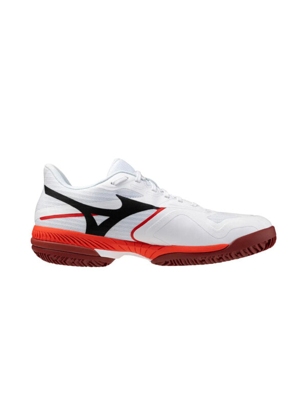 (EU) Кроссовки мужские Mizuno Wave Exceed Court Clay White/Red 61Gc2520, Красные (р. 44.5)