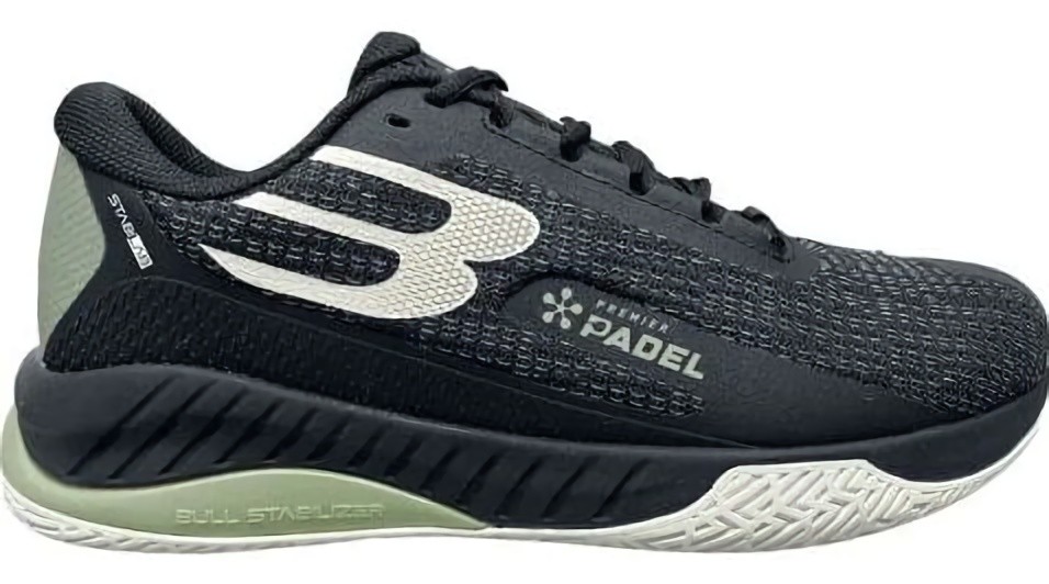 (EU) Кроссовки женские Bullpadel Premier P2 26V Anthracite Unisex Dd35084000, Чёрные (р. 39.5)
