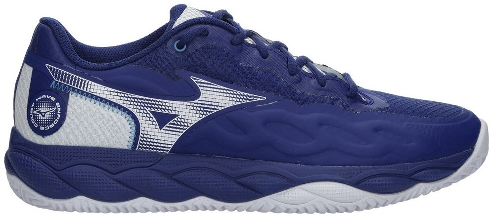 Кроссовки мужские Mizuno Wave Enforce Court CC, Темно-синие/Белые (р. 41,5)