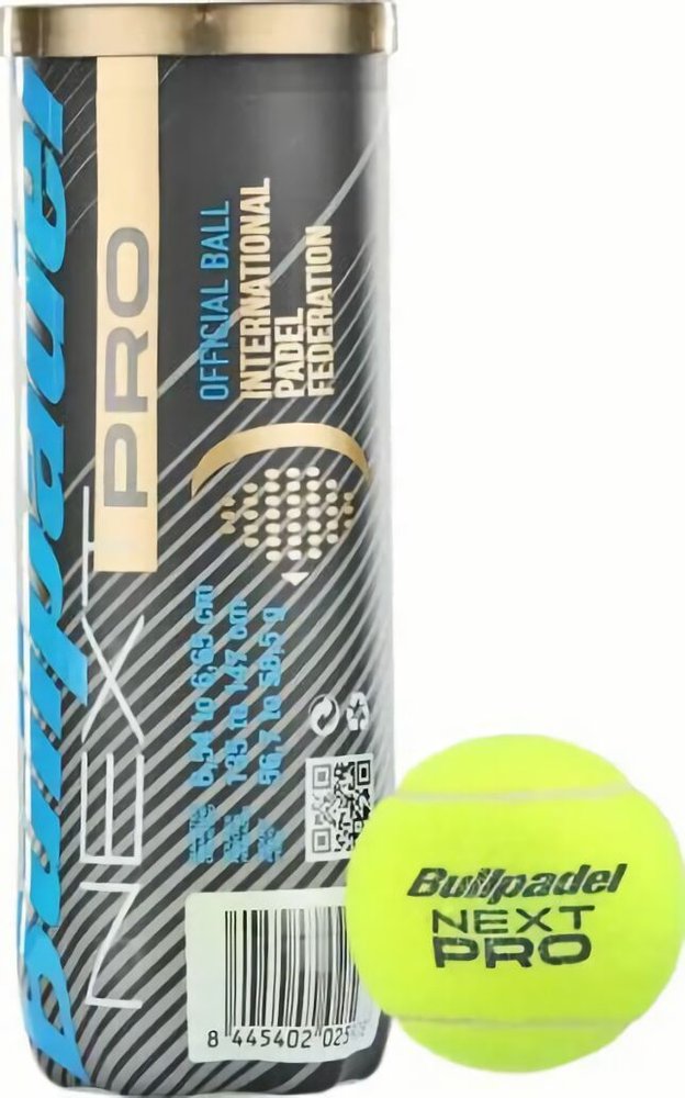 (EU) Мячи для падел тенниса Bullpadel Fip Next Pro,