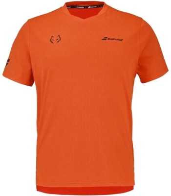 (EU) Футболка мужская Babolat Juan Lebrón, Оранжевая (L)