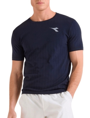 Футболка мужская Diadora SS T-Shirt Icon Stratouno M, Синяя (S)