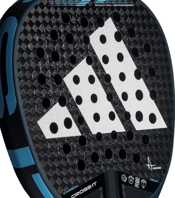 Ракетка для падел тенниса Adidas Cross IT Carbon Blue "Maxi Arce"