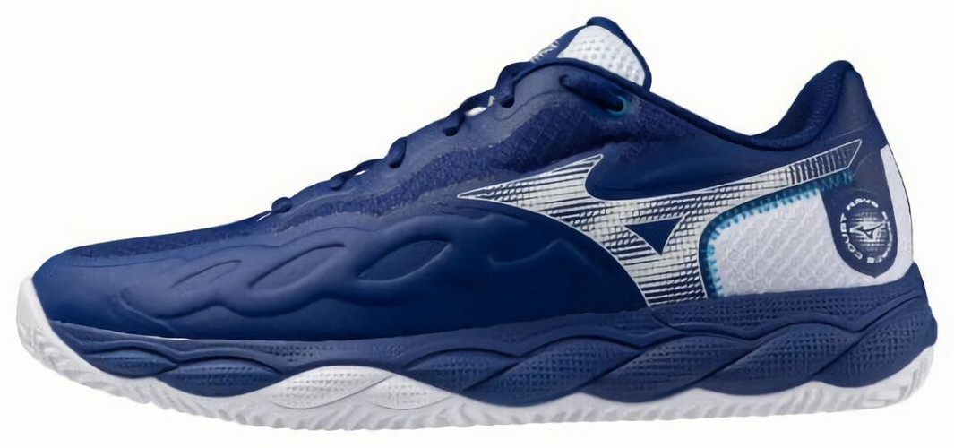 (EU) Кроссовки мужские Mizuno Wave Enforce Court CC, 61GC2435, Темно-Синие (р. 44,5)