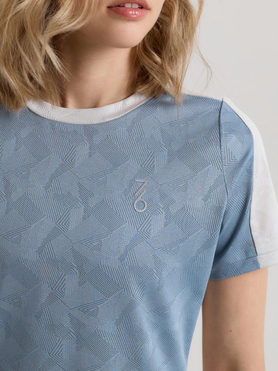 Футболка женская 7/6 Kate T-shirt - Arona, Голубая (2XS)
