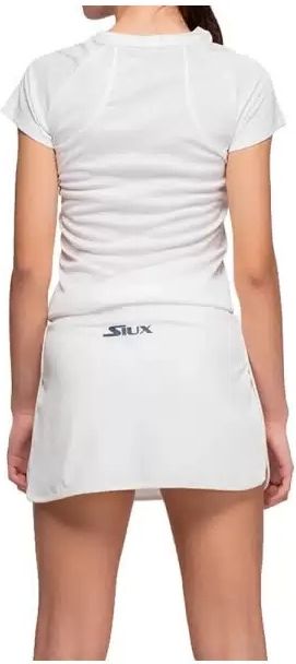 (EU) Футболка женская Siux Women's Club, с микроперфорацией, с антибактериальной отделкой, Белая (S)