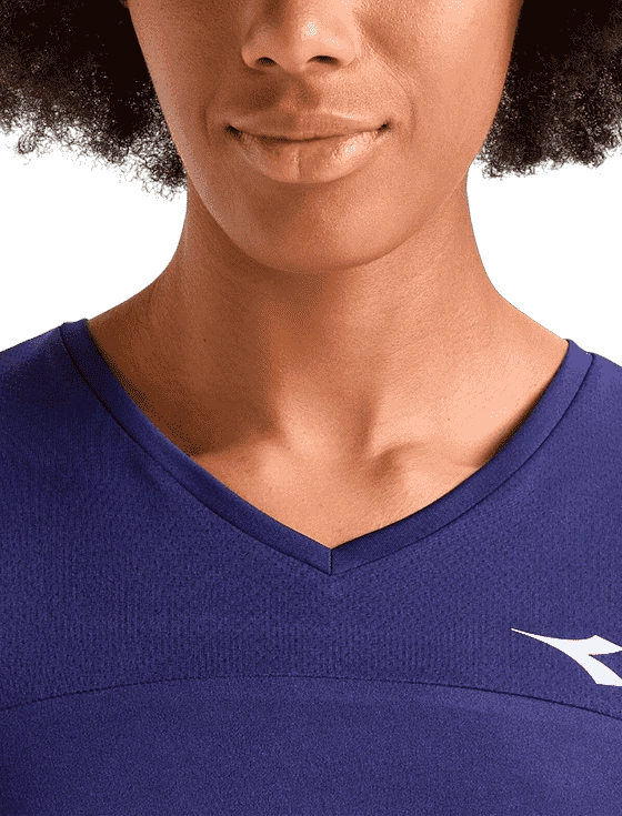 Футболка женская Diadora L. SS T-Shirt W, Голубой Нью-Йорк (XS)