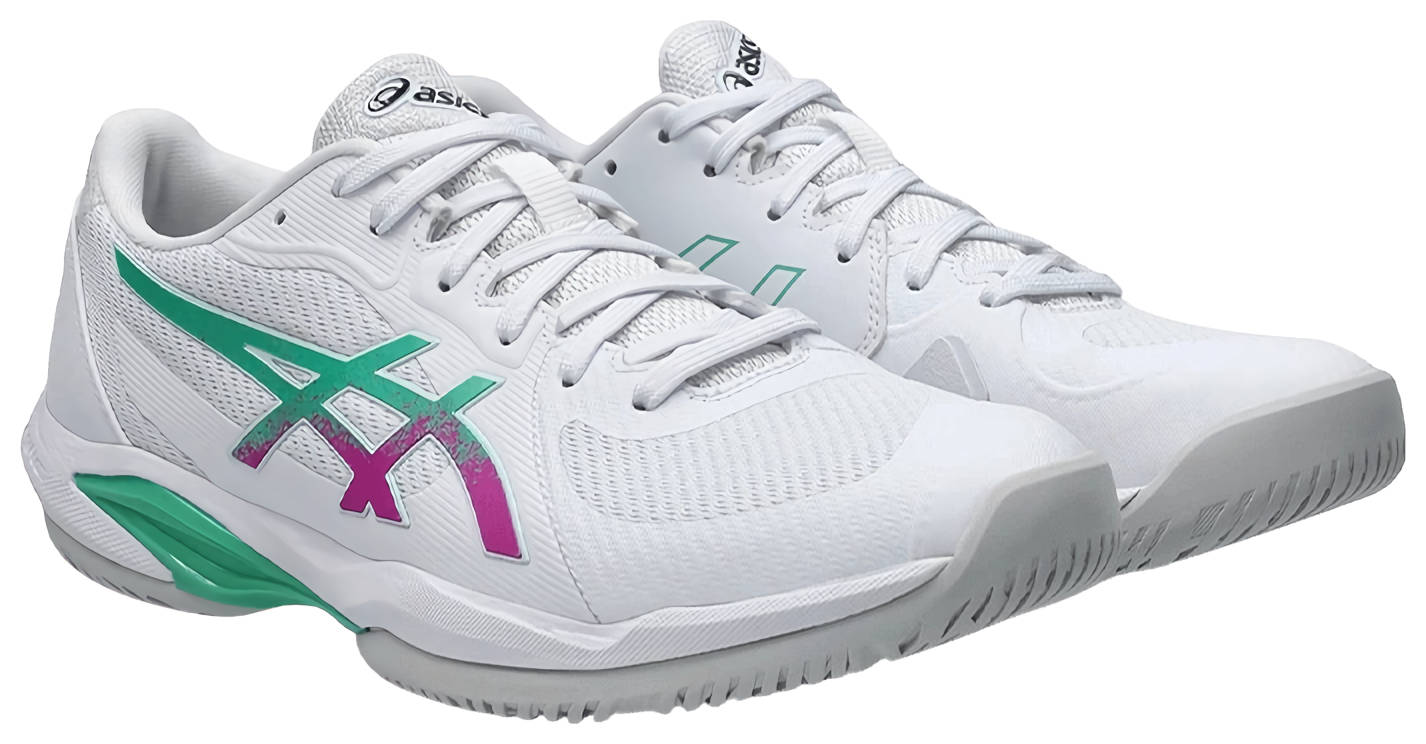 Кроссовки мужские Asics Solution Swift FF 2, Белые/Зелёные (р. EUR 43.5)