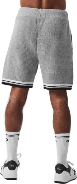 (CN) Шорты Alo Yoga 7" Sports Club Sweater Knit Basketball Short, Серые (L)