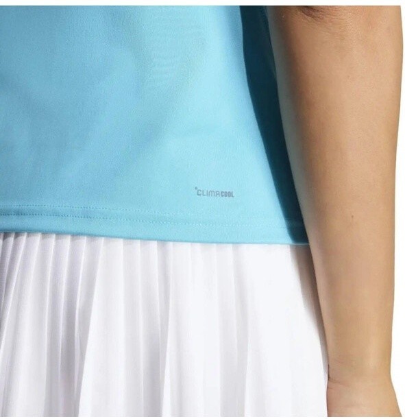 (EU) Майка женская Adidas Club Woman, с технологией AEROREADY, из переработанных материалов, Голубая (XL)