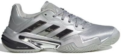 Кроссовки женские Adidas Barricade 13 Silver Edition, Серебристые, с технологией Torsion System, Geofit (р. 38)