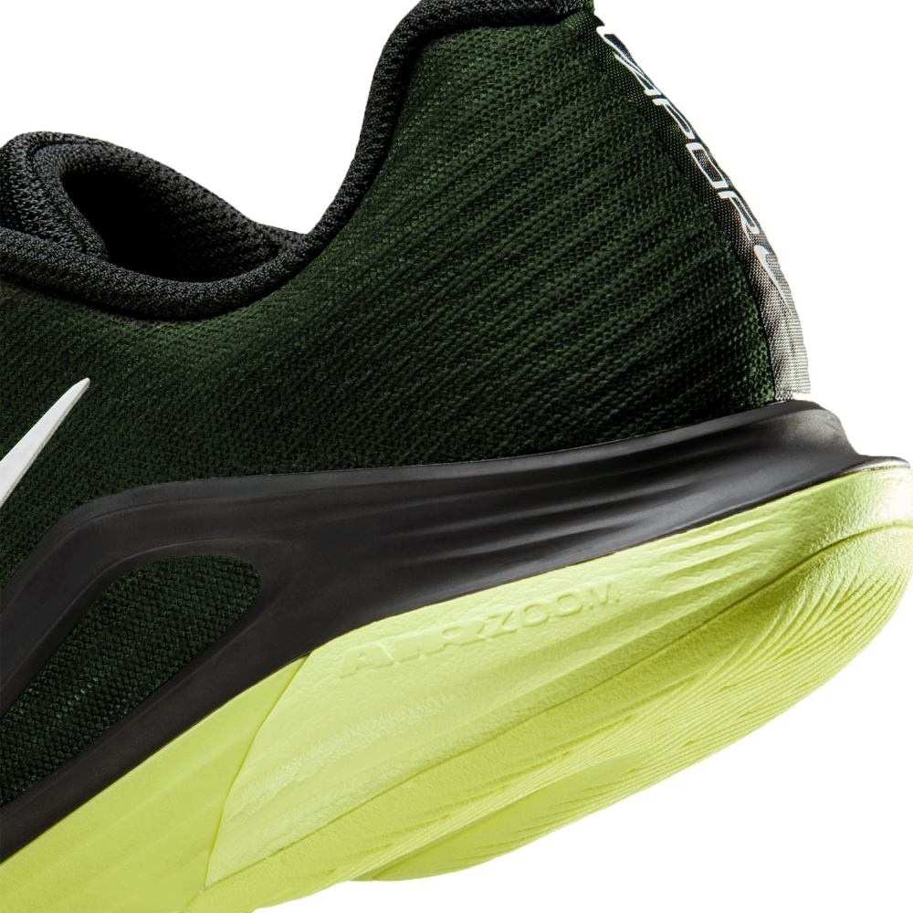 Кроссовки женские Nike Vapor 12 Hard Court Premium, Черные/Салатовые, для твердых кортов (р. 27)