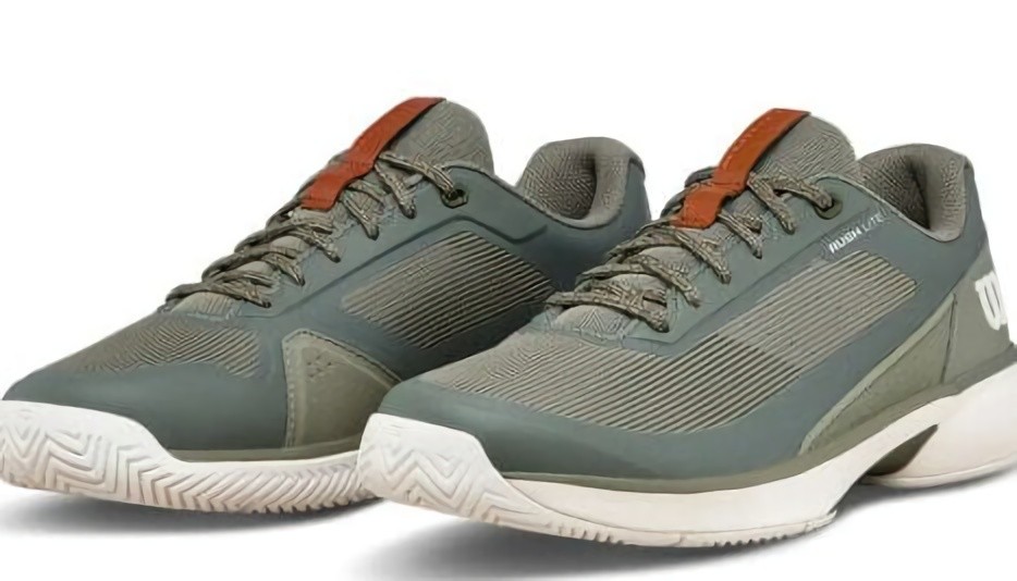 (EU) Кроссовки мужские Wilson Rush Lite 5 Dark Green Wrs338660, Зелёные (р. 40 2/3)
