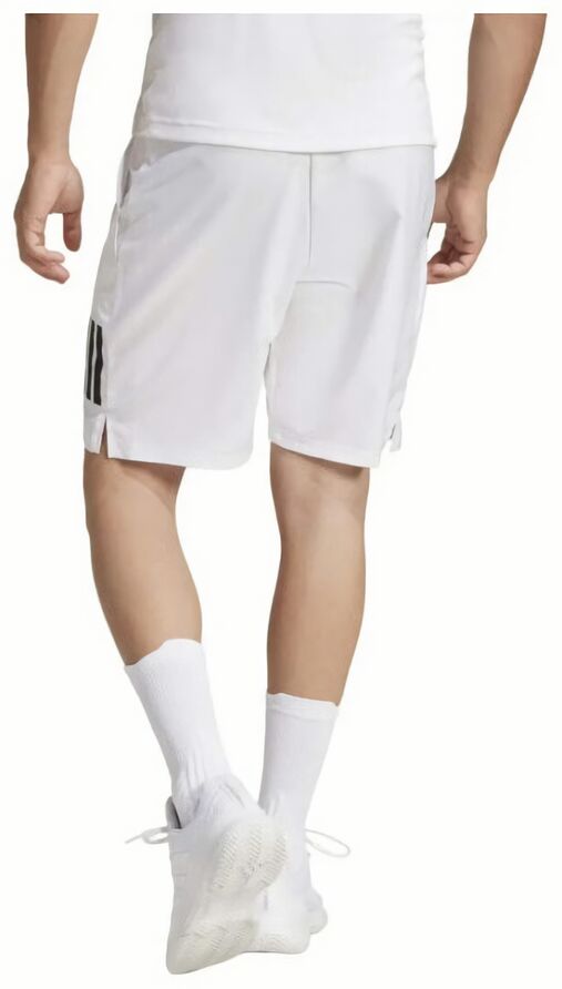 (EU) Шорты мужские Adidas Club 3 Stripes Kue78 7 дюймов, Белые (XS)