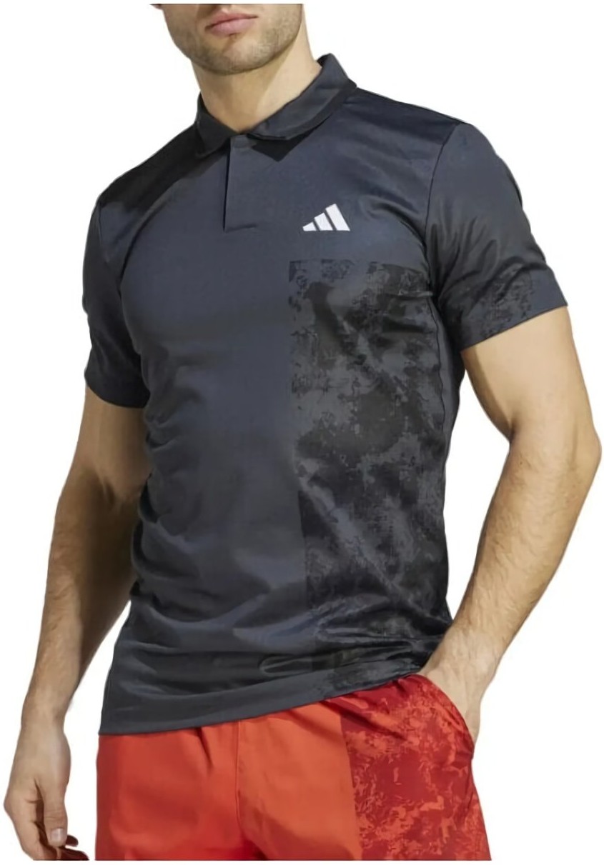(EU) Поло мужское Adidas Paris Elegant, Чёрное (S)