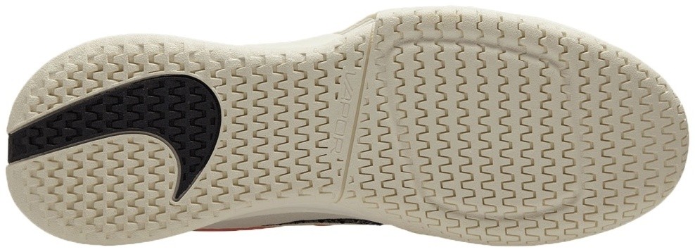 Кроссовки мужские Nike Vapor Pro 3 HC Premium, Бежевый/Черный/Оранжевый, для твердых кортов (р. 28,5)