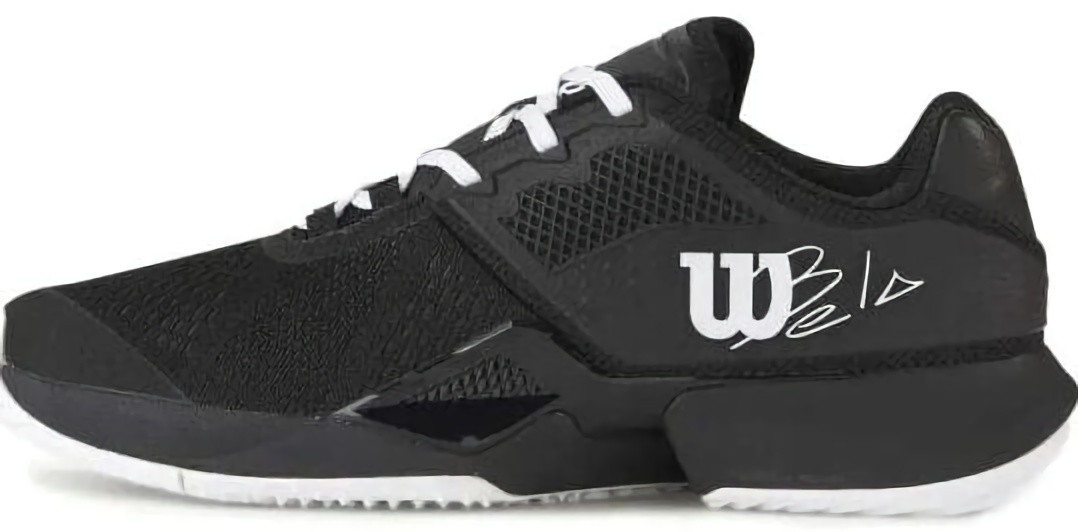 (EU) Кроссовки мужские Wilson Bela Tour Black 2025 Wrs335330, Чёрные (р. 40 2/3)