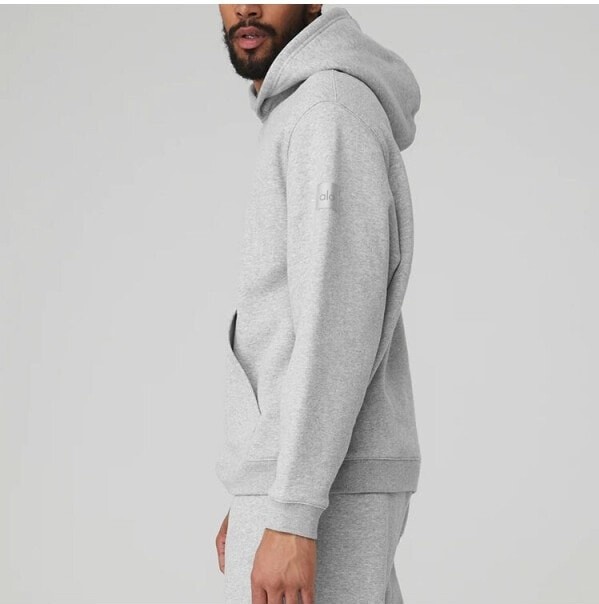 (CN) Худи унисекс Alo Yoga Renown Heavy Weight, Серое (XL)