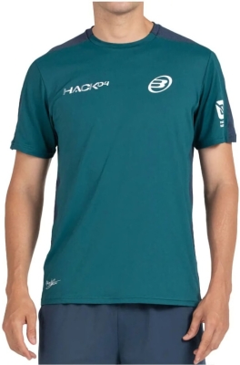 (EU) Футболка мужская Bullpadel Paquito 25I, Зеленая (XL)