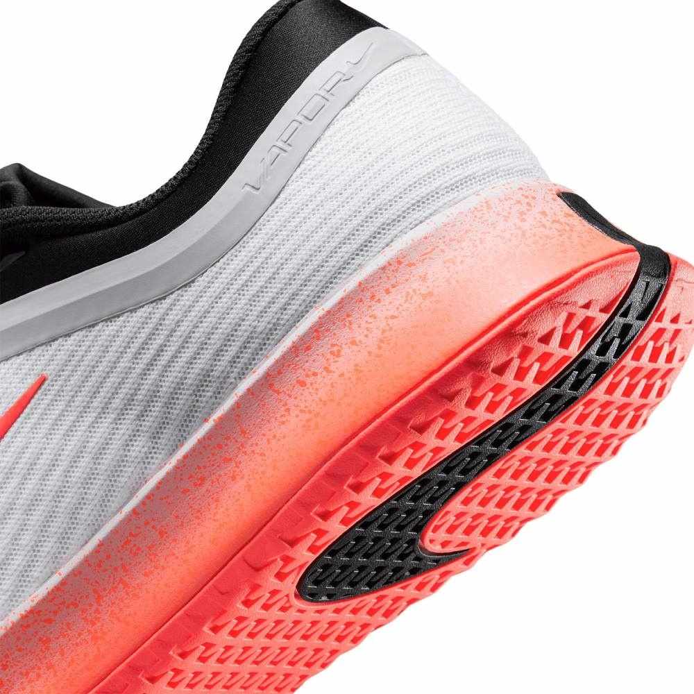 Кроссовки мужские Nike Vapor Pro 3 HC Premium, Белый/Черный/Оранжевый, для твердых кортов (р. 43,5)