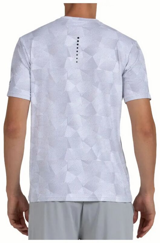 (EU) Футболка мужская Bullpadel Macondo Cb57012000 с коротким рукавом, Белая (XL)