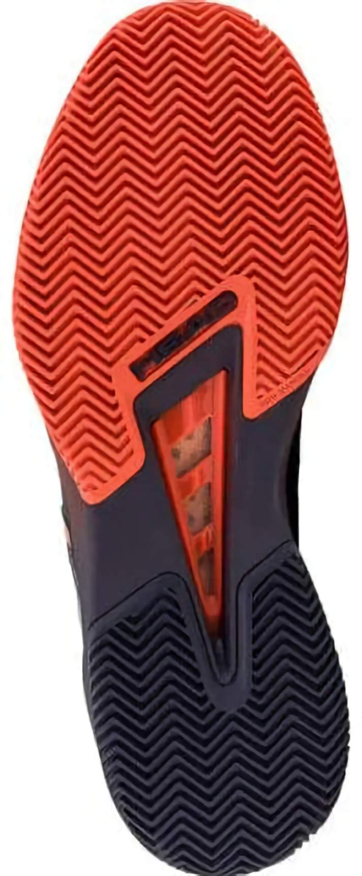 (EU) Кроссовки мужские Head Sprint Pro 4.0 Clay Wide Navy/Red 273935, Чёрные (р. 44)