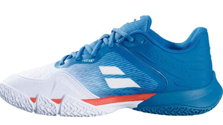 (EU) Кроссовки мужские Babolat Premura 3 Blue/White/Orange 3A0S26B752, Серые (р. 40.5)