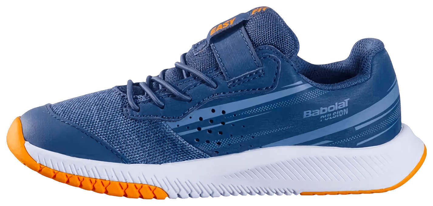 Кроссовки детские Babolat Pulsion All Court Kid, Синие/Жёлтые (р. EUR 32)