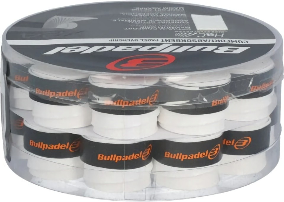 (EU) Овергрип для ракетки Bullpadel GB1605EX, Белый (24 шт)