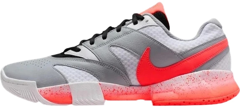 Кроссовки мужские Nike Court Vapor Lite 4 HC, Серый/Красный (р. 29)