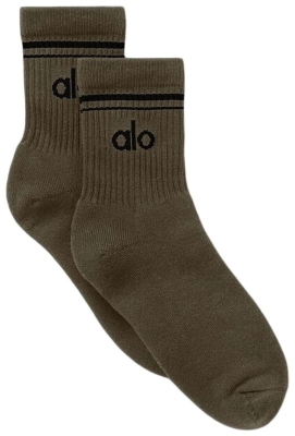 (CN) Носки унисекс Alo Yoga A0480U063852, Коричневые (S)
