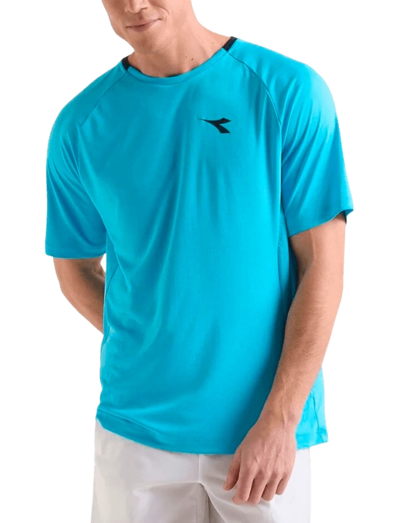 Футболка мужская Diadora SS T-Shirt Tennis M, Голубая (M)