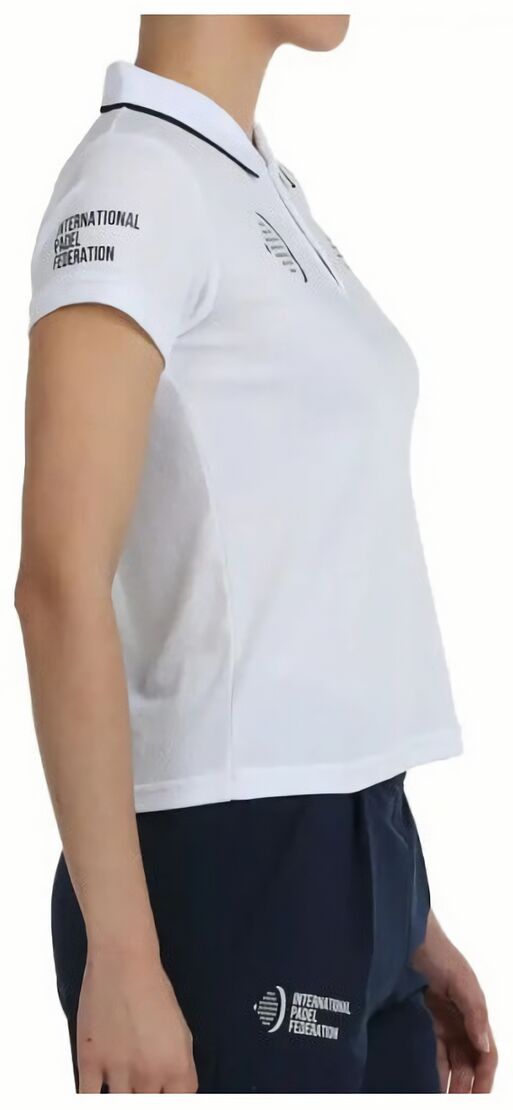 (EU) Поло женское Bullpadel Exilo, Белое (M)