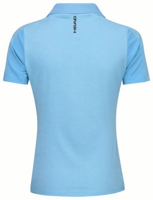 (EU) Поло женское Head Padel Tech Nv, Синие (S)