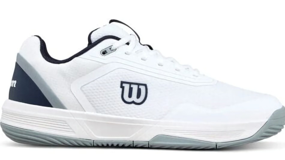 (EU) Кроссовки мужские Wilson Courtglide Padel White/Gray, Белые (р. 47 1/3)