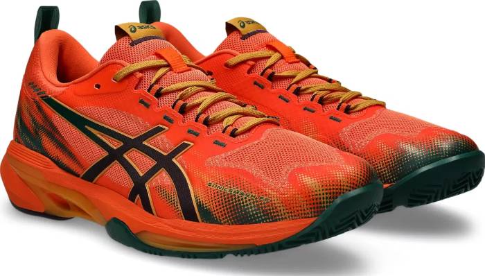 Кроссовки мужские для падела Asics SONICSMASH FF, Оранжевый/Бордовый (р. 42)
