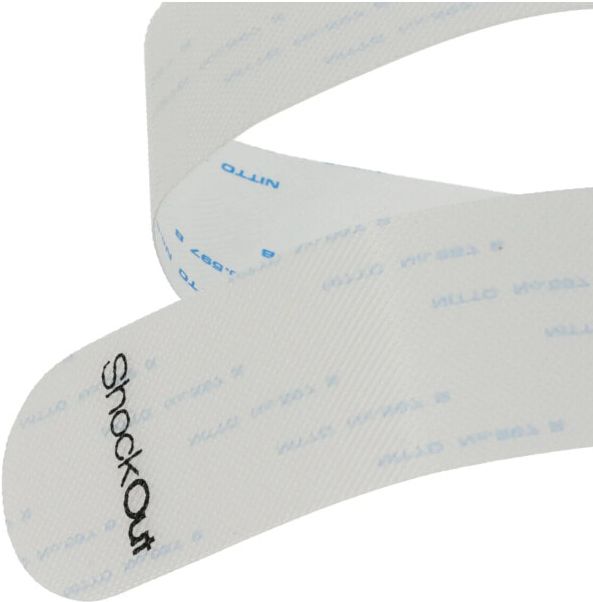 (EU) Защита обода для ракетки ShockOut,100-0057, Прозрачная