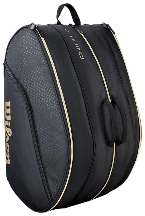 Сумка Wilson для падела Defy V1 Padel Bag, Черная/Золотая