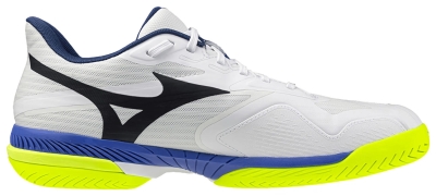 Кроссовки мужские Mizuno Wave Exceed Court, Белые/Синие, лёгкие, для активной игры (р. EUR 43)