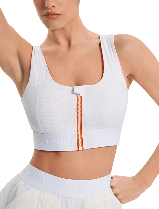Топ женский Raqueta Zip, 23 W, Белый (XS)