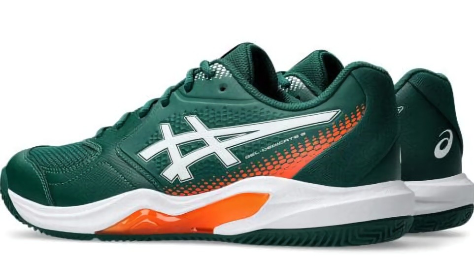 (EU) Кроссовки мужские Asics Gel-Dedicate 9 Padel, Зелёные (р. 40.5)