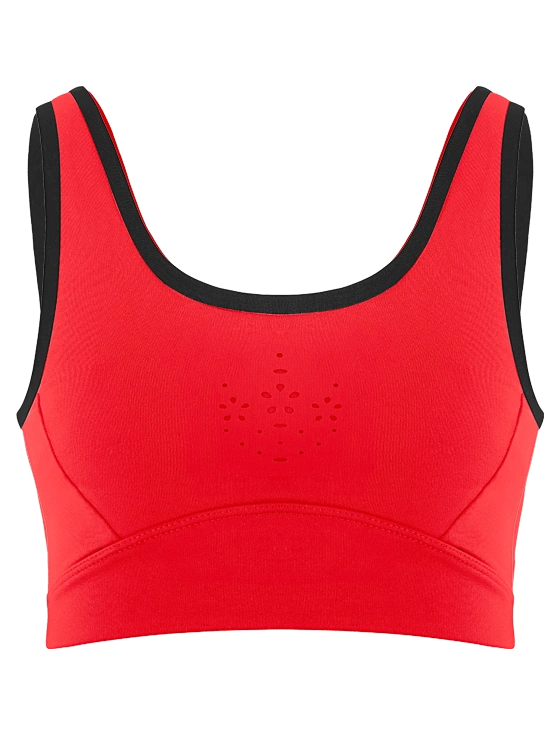Топ женский Poivre Blanc Crop Top W, Оранжевый/чёрный (M)