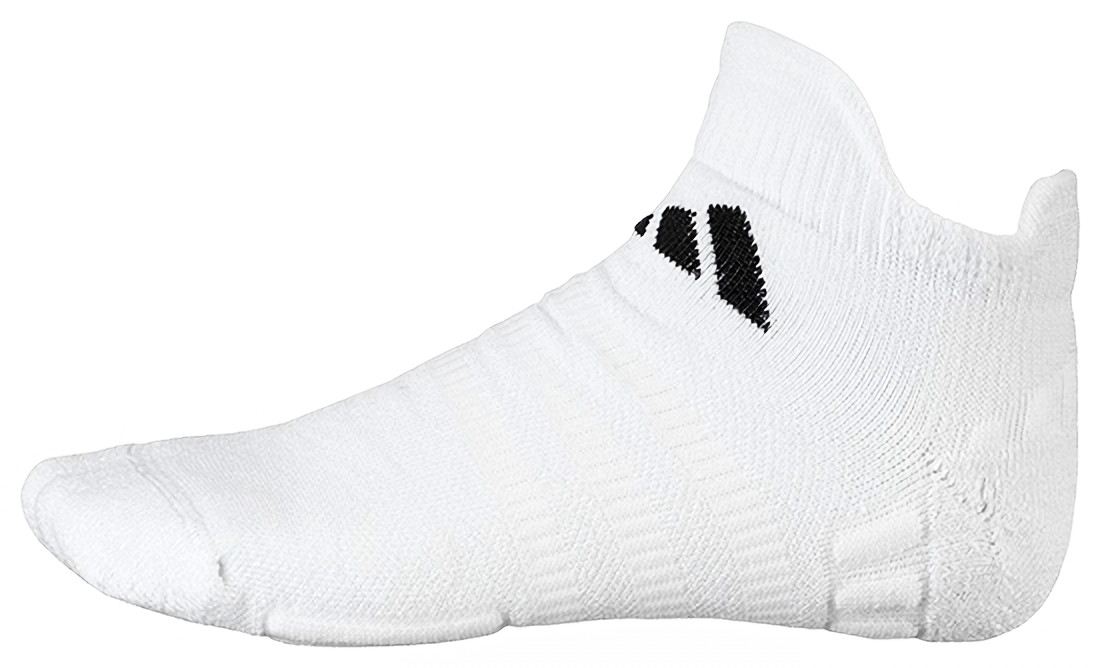 Носки мужские средние Adidas Low Sock, Белые/Черные (р.43-45)