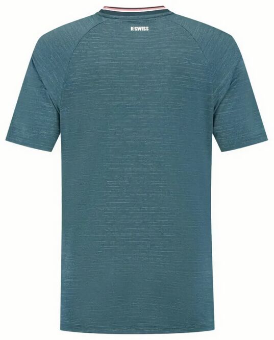 (EU) Футболка мужская Kswiss Hypercourt Melange 3, Серая (2XL)