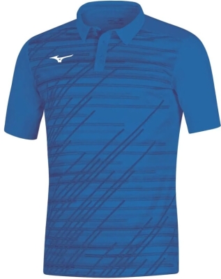 (EU) Поло мужское Mizuno Chiba, Синее (XL)