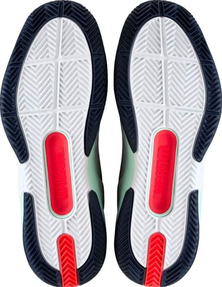 (EU) Кроссовки мужские Wilson Rush Pro 5 Clay White/Turquoise Wrs338540, Белые (р. 40 2/3)