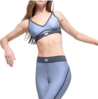 (CN) Белье спортивное женское Alo Yoga 191677288188, Голубое (S)