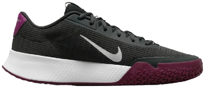 Кроссовки мужские Nike Court Vapor Lite 2, Чёрные/Красные, для жёстких покрытий (р. 43,5)
