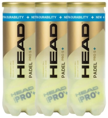 (EU) Мячи для падел тенниса Head Padel Pro S, 3 банки (3 шт в банке)