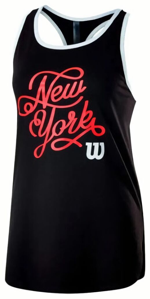 (EU) Майка мужская Wilson Nyc Calligraphy Tech Fiery, Чёрная (L)